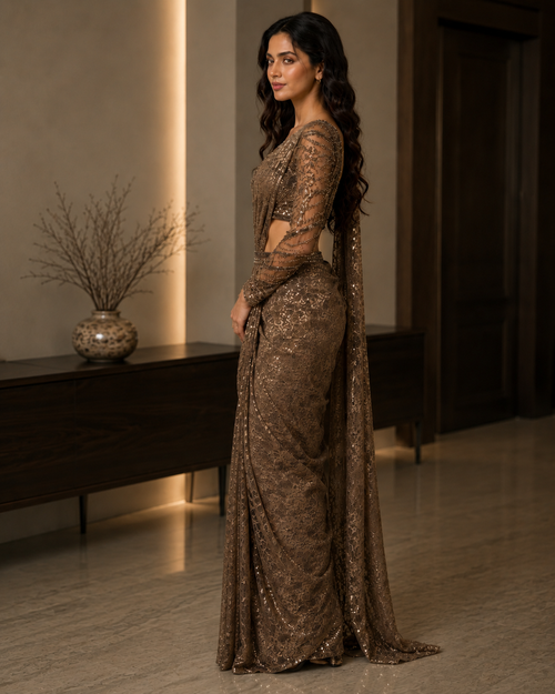 The Bronze Chevron Bodice