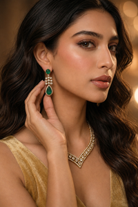 Bella V - Earings and Necklace