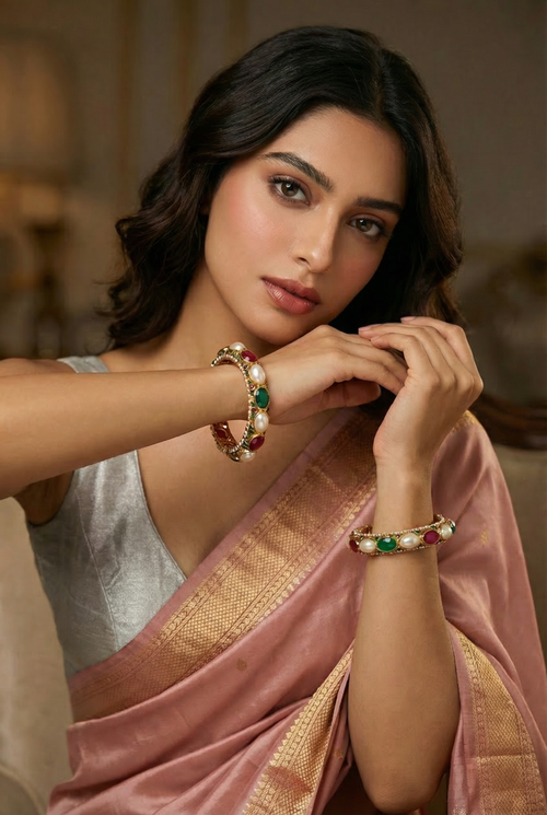 The Rajsi Rang Mahal Bangle - Single Bangle