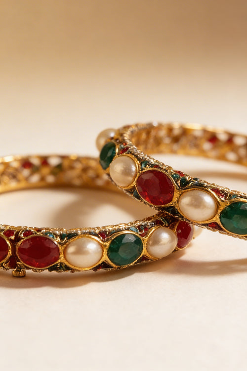 The Rajsi Rang Mahal Bangle - Single Bangle