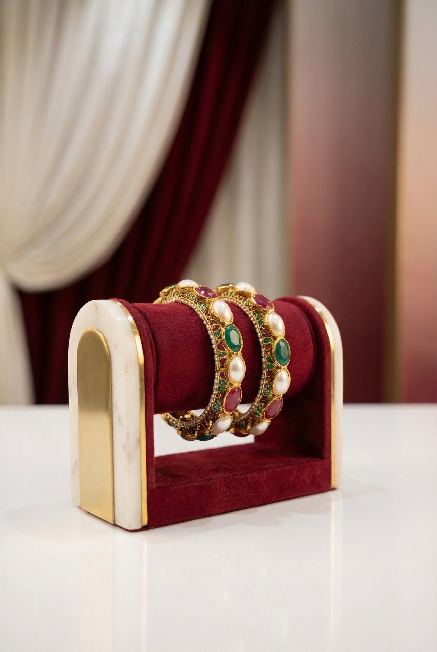 The Rajsi Rang Mahal Bangle - Single Bangle