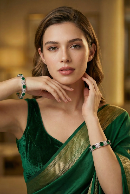 The Emerald Royale Lineage Bangle