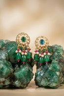 Rasa Royal Emerald Statement Set