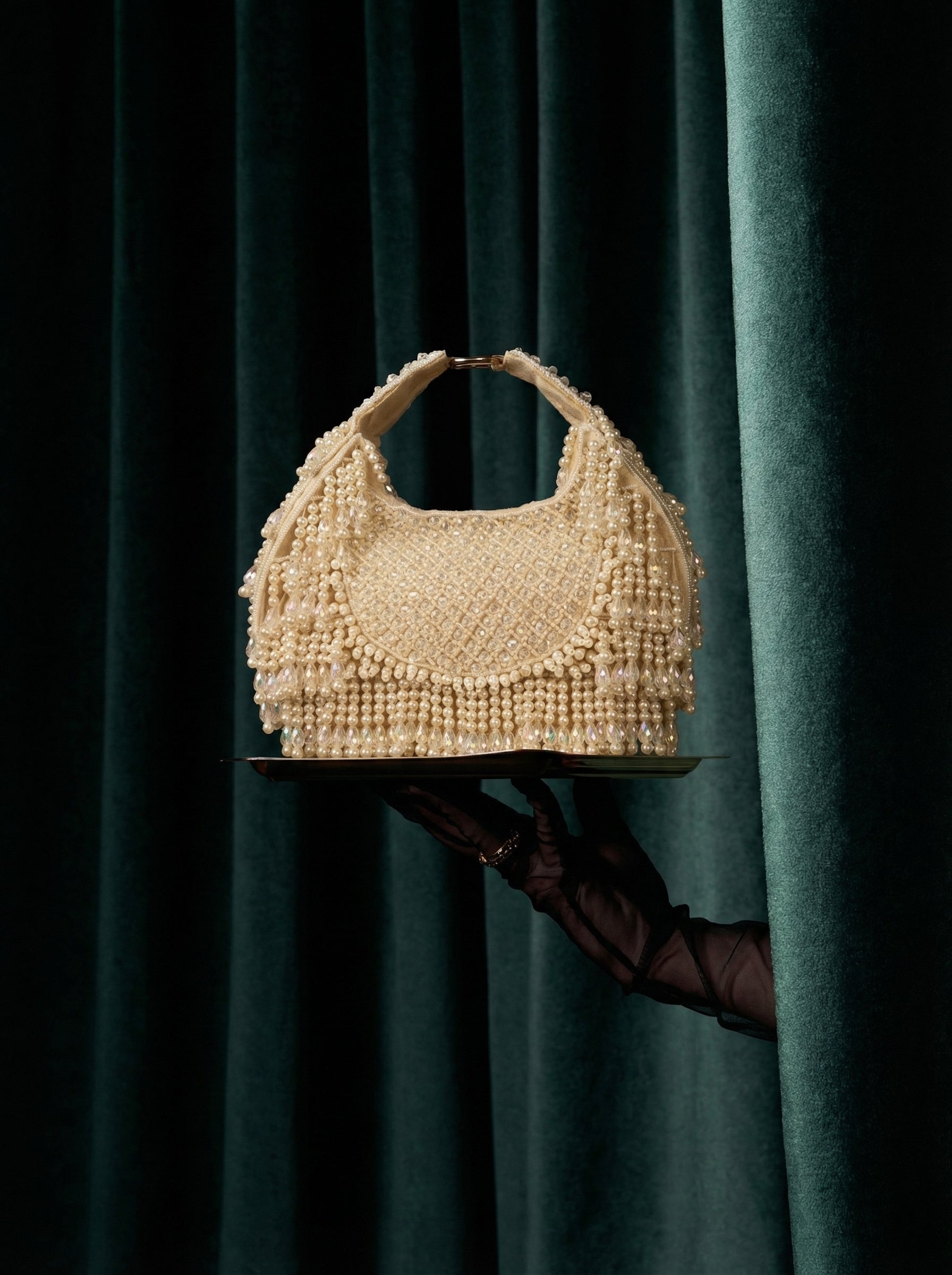 Ira Pearl Tassel Bag