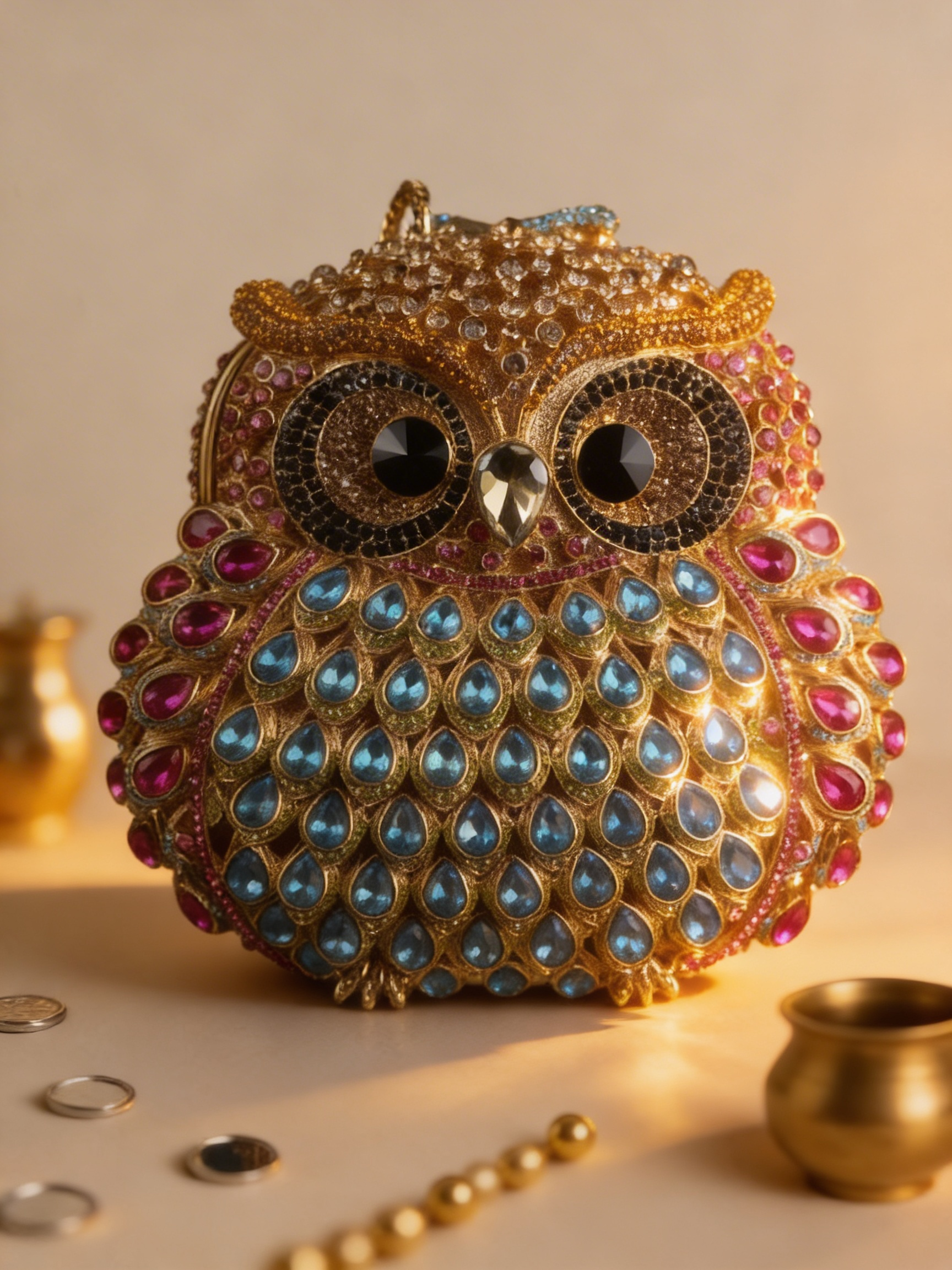 The Ollie Owl Crystal Clutch