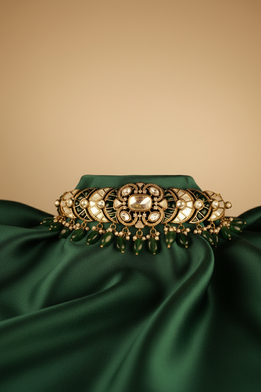 Emerald Elys Choker Set