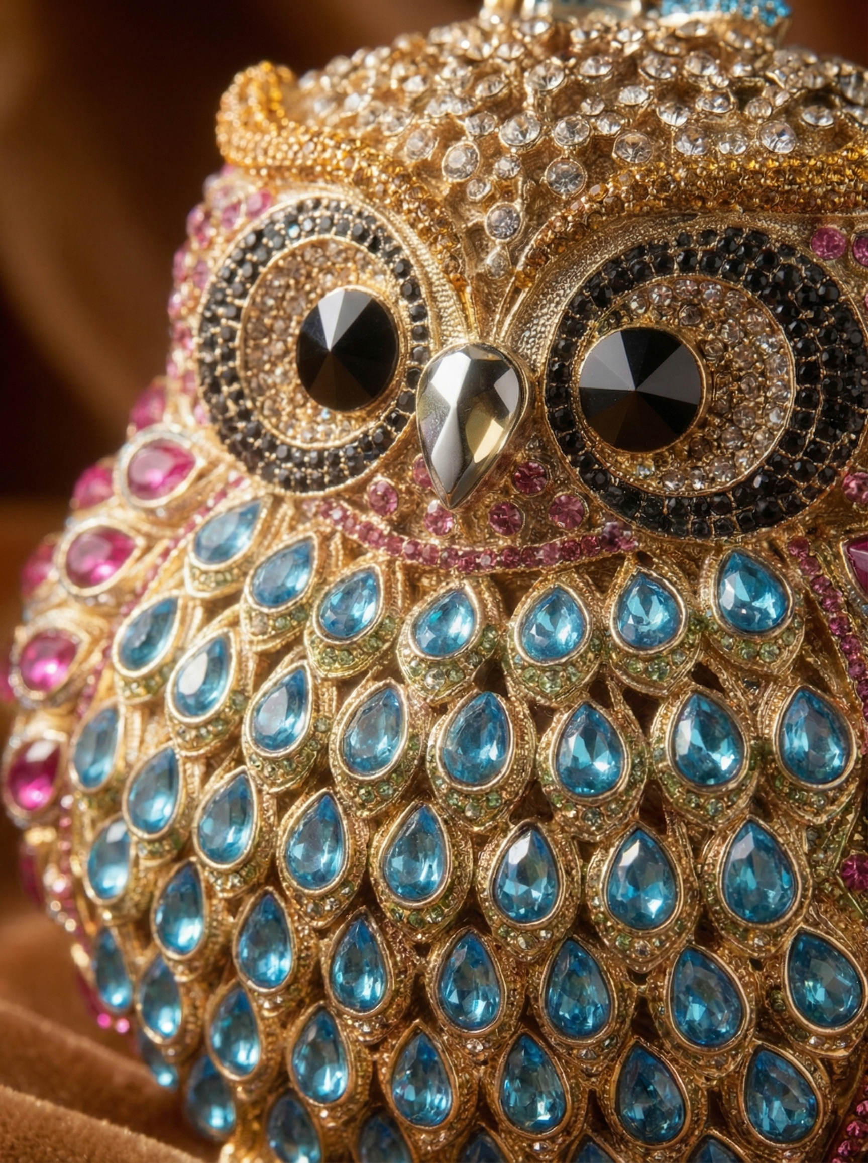 The Ollie Owl Crystal Clutch
