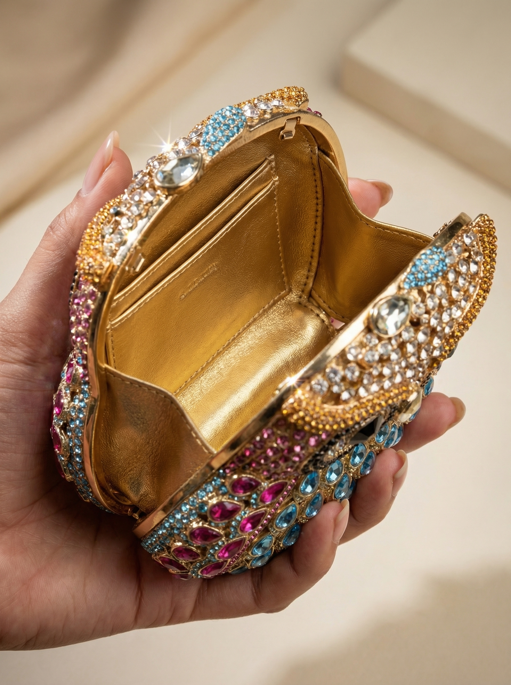 The Ollie Owl Crystal Clutch